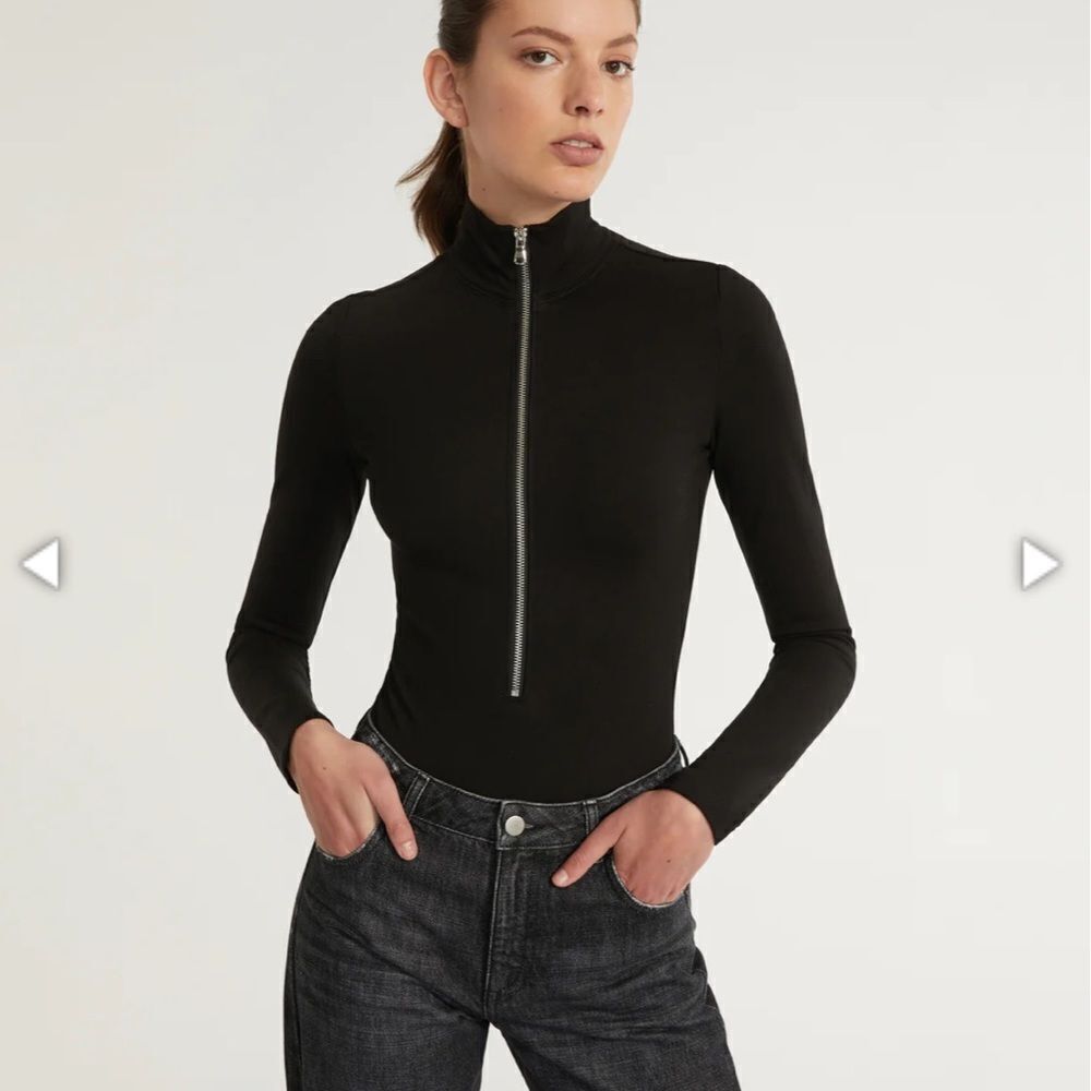 Marissa Webb Zip Front Bodysuit - Picture 7 of 17